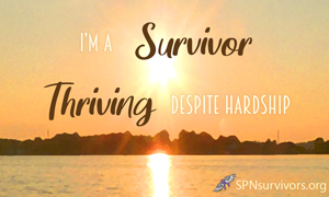 I'm a survivor thriving despite hardship.
