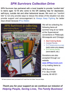 Collection Drive flyer